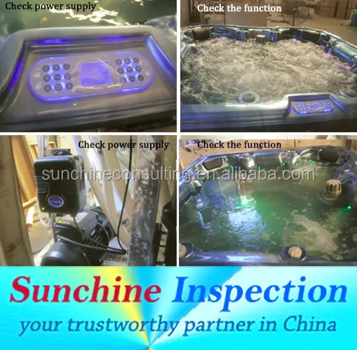 
Spa Hot Tubs Inspection Service in Pinghu, Yiwu, Jiaxing / QC Services for Sanitary Ware in Zhejiang 