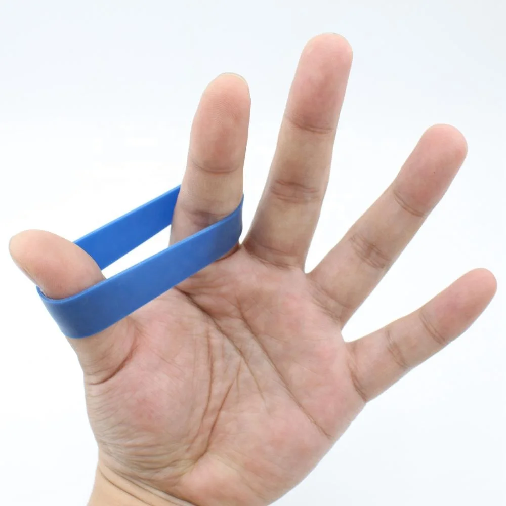 Physio Rehabilitation Stress Relief Mini 16cm Training Latex Hand Finger Resistance Bands