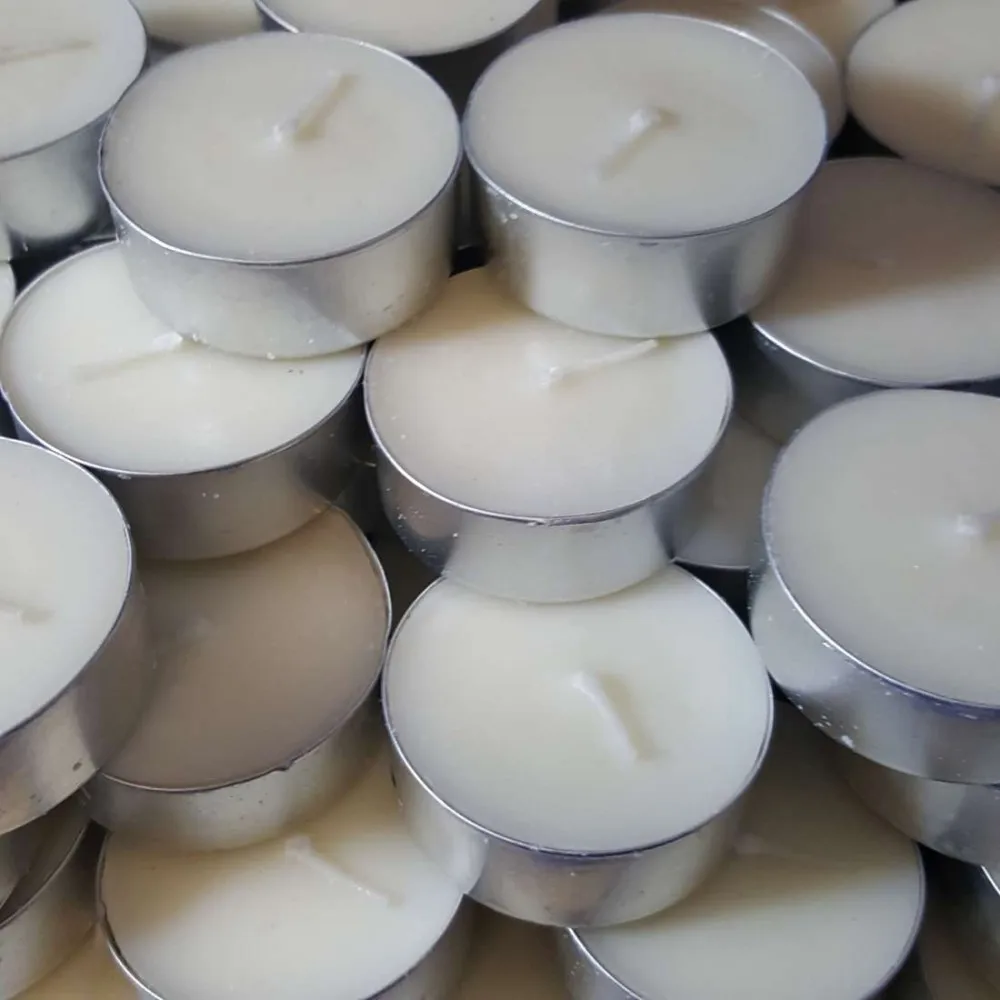 
hot sale 14g tea candles light wholesale unscented small tea lights palm wax 