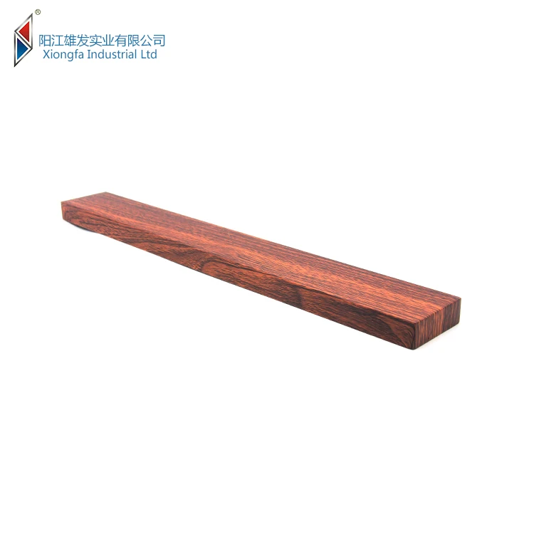 Popular 16 Inch Water Transfer Printing  wooden knife holder Stainless Steel Magnetic Knife Block Magnetic Knife Strip