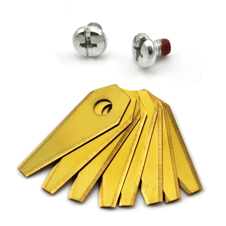 49*19*1mm Titanium Coating Robot Lawn mower Blade