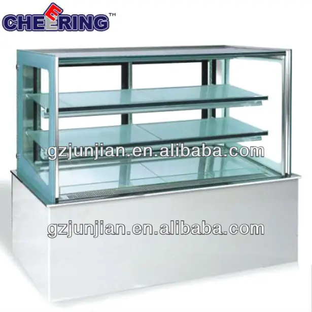 Hot sales electric cake display cabinet cake showcase for bakery shop