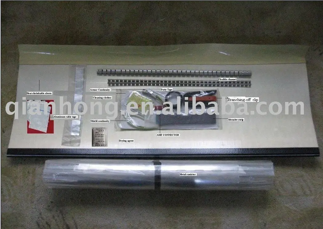 Heat Shrinkable Joint Closure XAGA for Copper Cable Qianhong XAGA 550 CN;SIC Fiber Reinforced PE