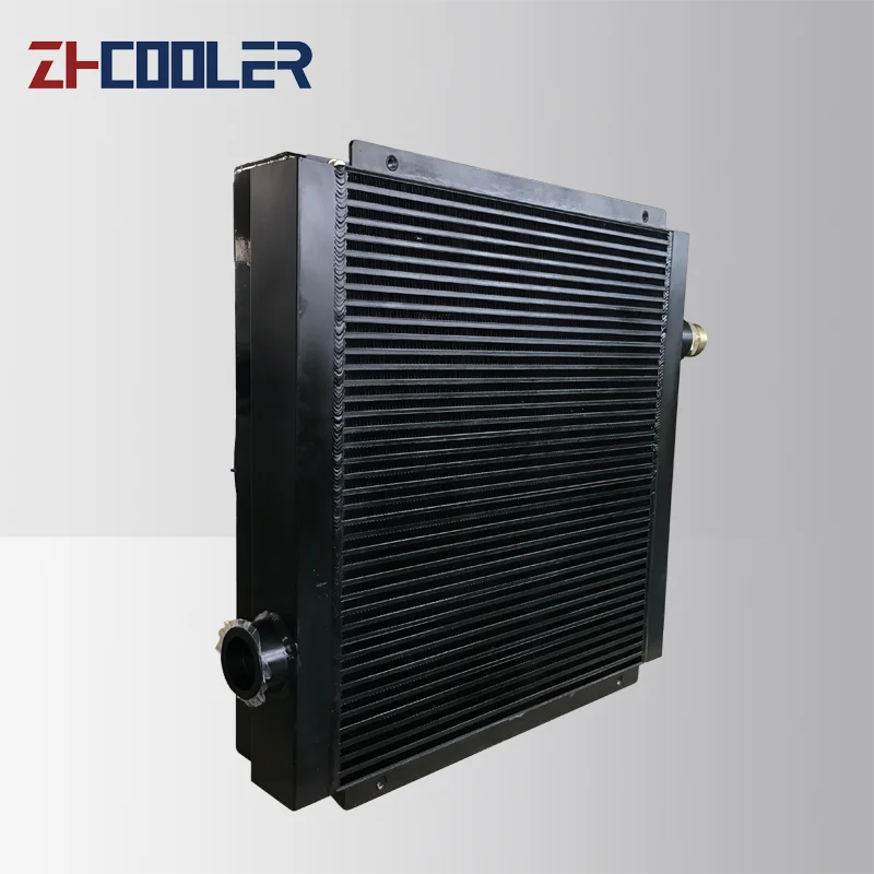 Plate Fin Type Automatic Transmission Oil Cooler with Hydraulic Fan