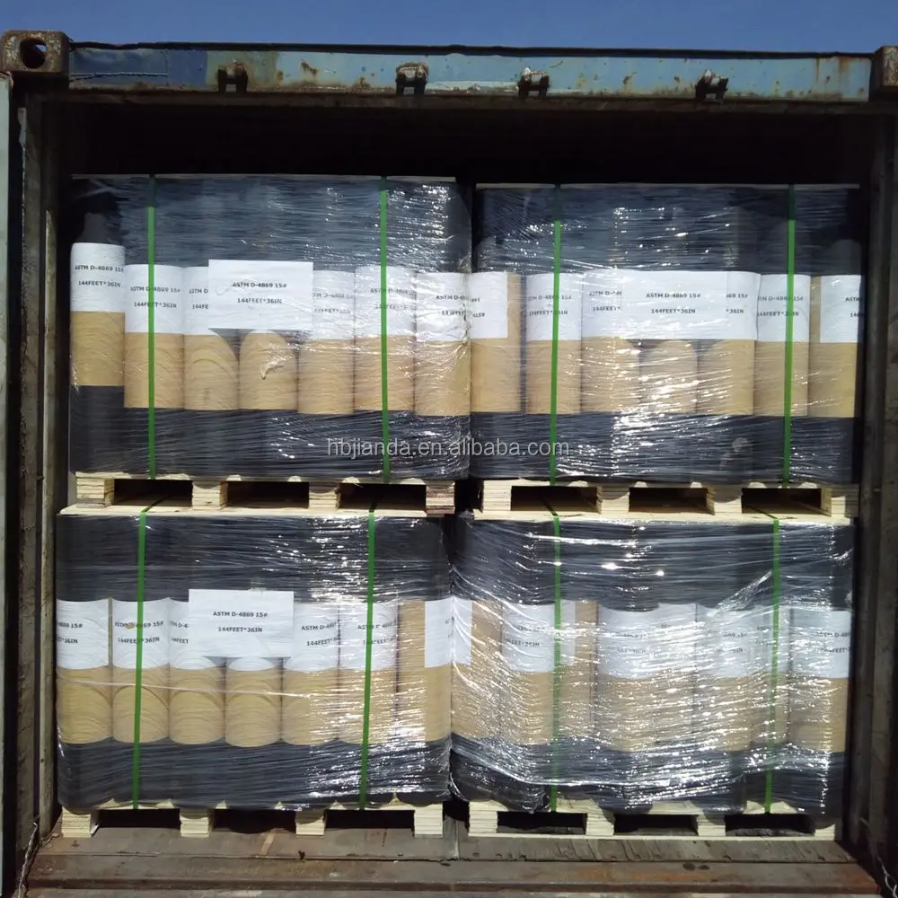 
ASTM standard 15lb asphalt synthetic roofing paper underlay 