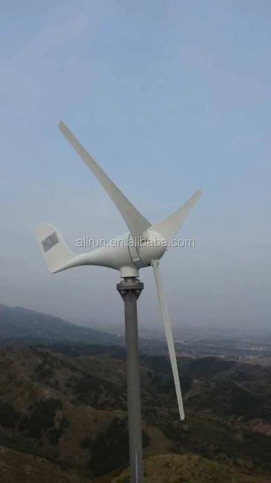 3 кВт 48 В бытовые вертикальные ветряные мельницы с электроприводом