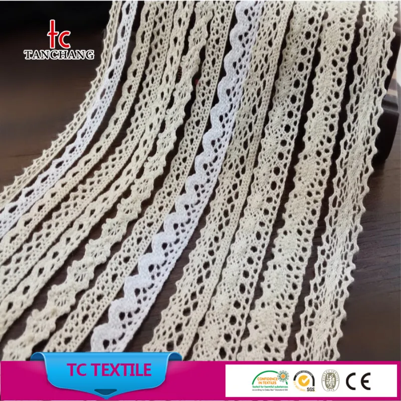 guangzhou factory directly selling embroidered venice lace cotton crochet lace trim MXHB329