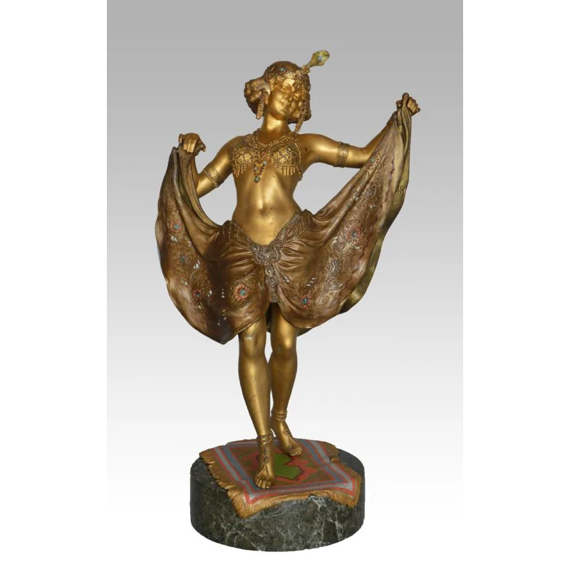 Antique Home Decor Sexy Bronze Lady Nude Picture Nude Lady Statue