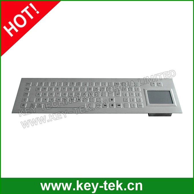 Короткие антивандальный клавиатура с прочным сенсорная панель