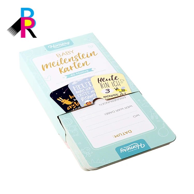 Высококачественный красочный набор детских игровых карт, печатная карта, печатная бумажная упаковочная коробка