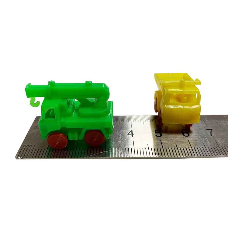 Mini Engineering Vehicle Car Model Small Plastic Car for 35 mm Capsule