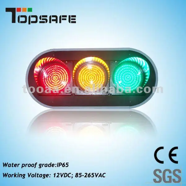 200mm led traffic light semaphore with 3 full ball