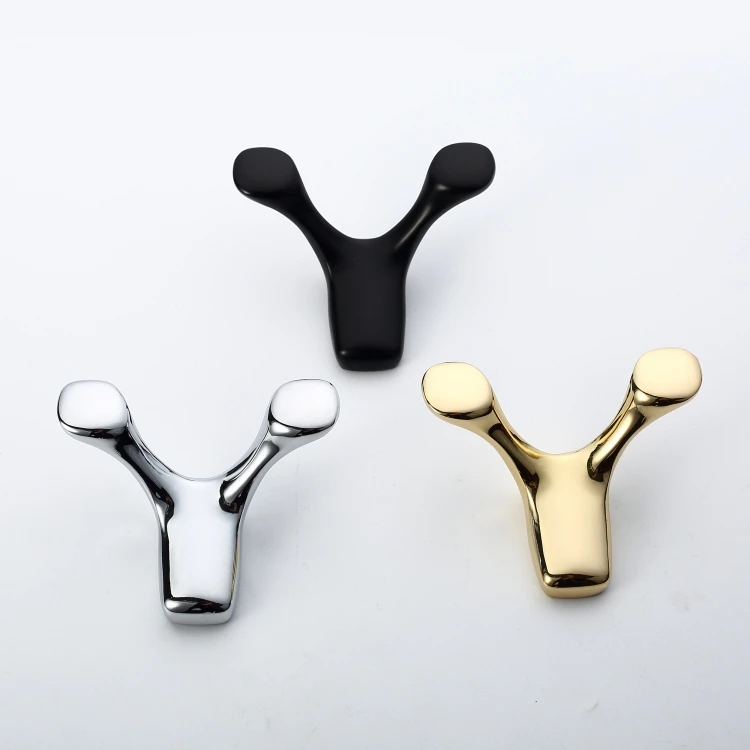 Zinc alloy decorative coat hook wall clothes hook for wall