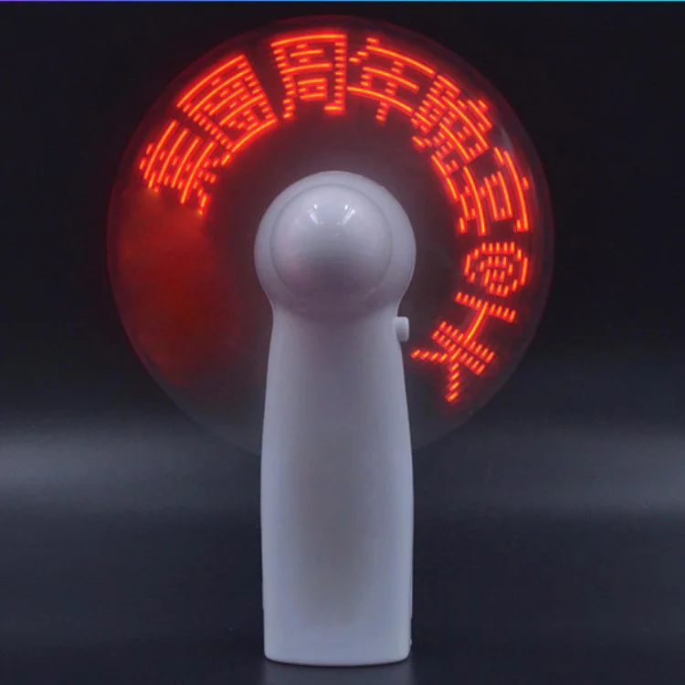 hot sale portable propeller fan led clock