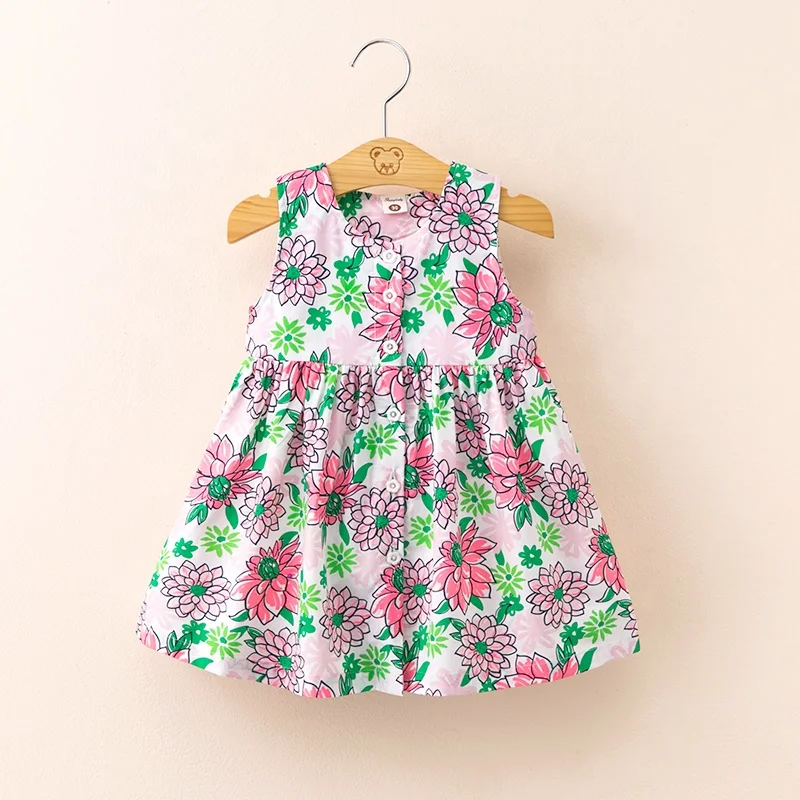 
plaid pattern children pure cotton dress for little girl baby girl dresses 