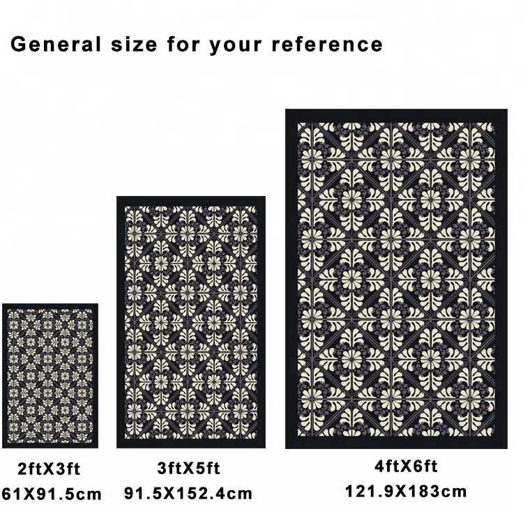 Fashion Design Digital Printed Waterproof Vivid colorful Indoor Mat