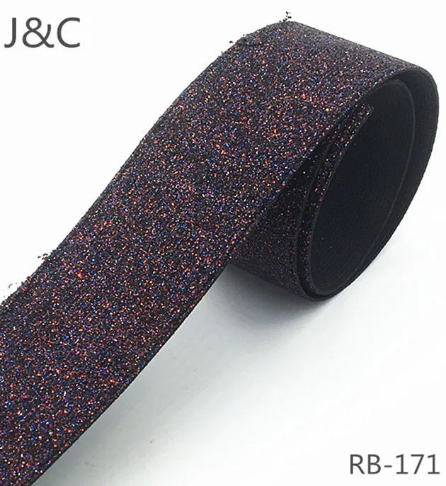 2018 new trend glitter elastic ribbon