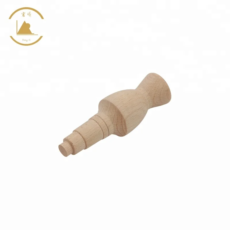 Factory direct fishing stick rod with wooden handle light weight