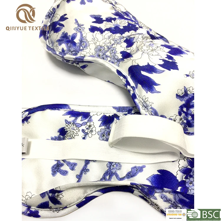 Wholesale Custom Logo Sleep With Drawstring Bag Eyemask Custom Eye Mask Private Label