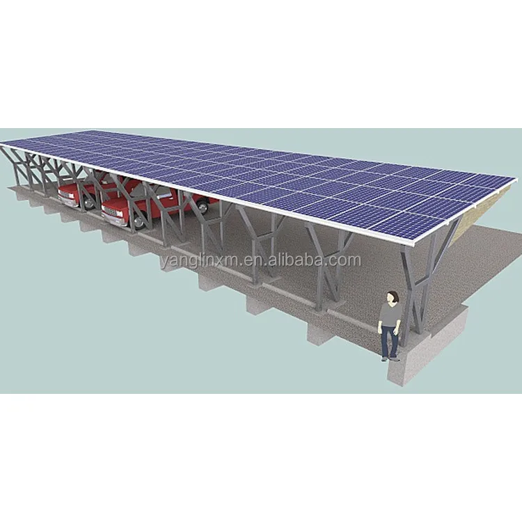 High Snow Wind Load Aluminum Mounted Solar PV Panel Carports