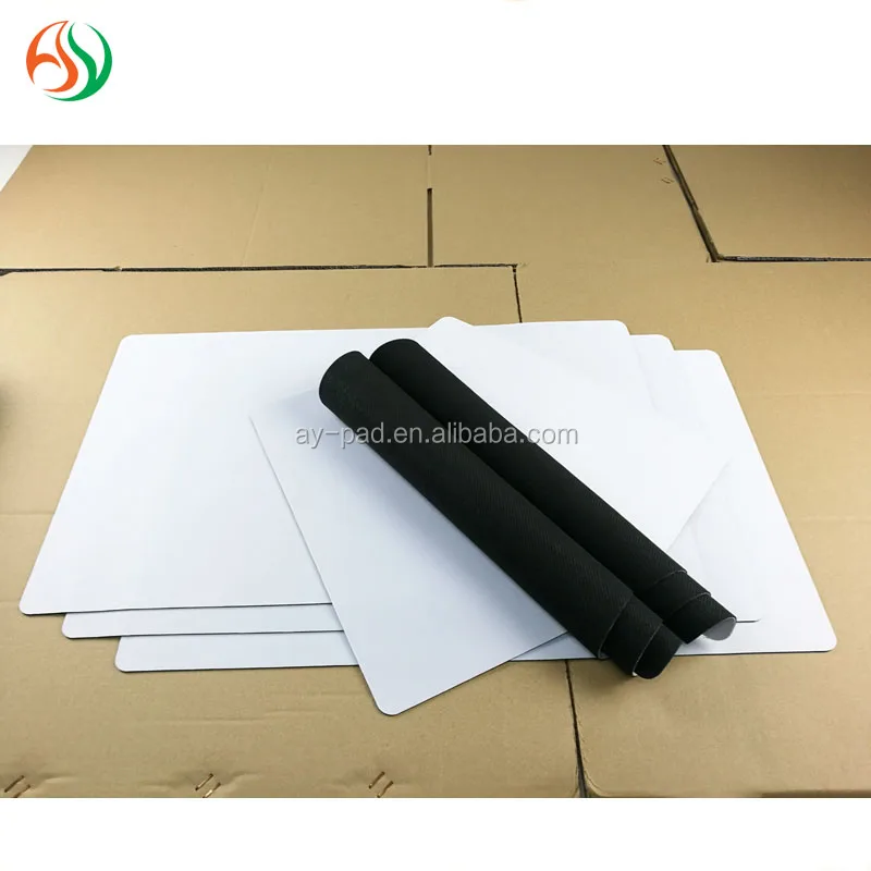 AY Blank Sublimation Customized High Quality Natural Rubber Mouse pad material Roll sheets Material Wholesale