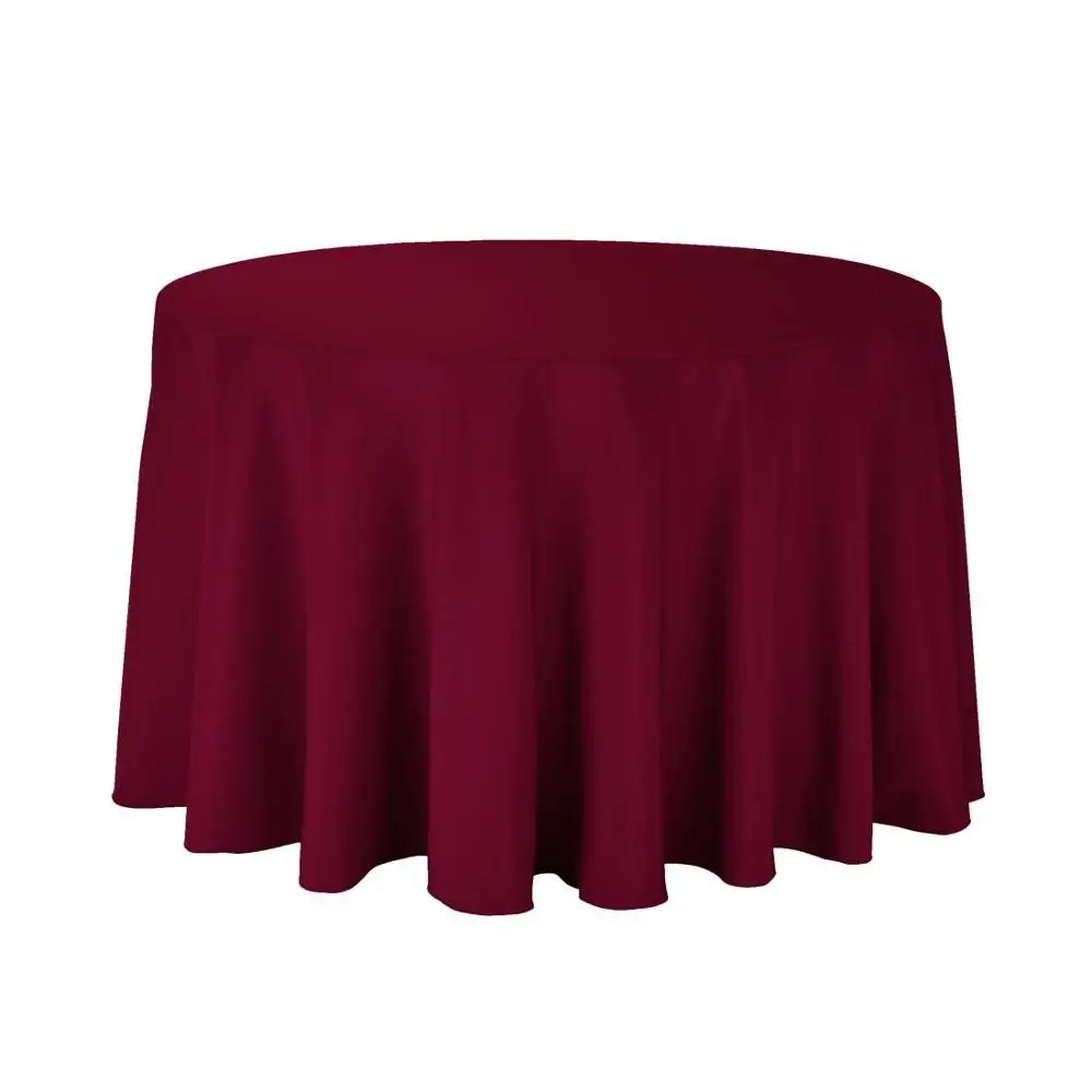 JR981 Manufacturer Wholesale Polyester Round Table Cloth Factory