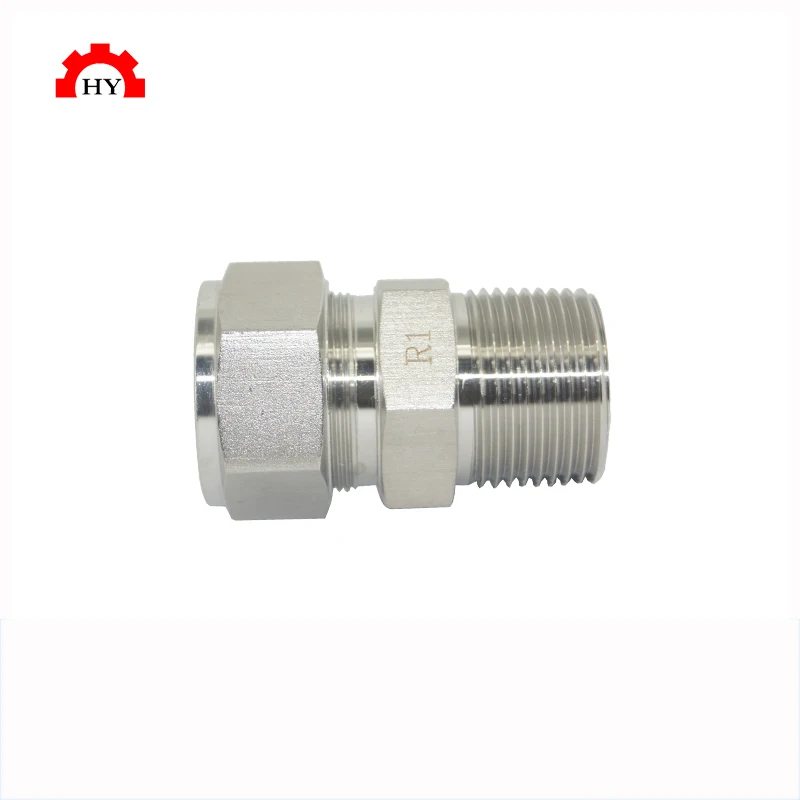 Stainless steel 316 1/4 3/8 inch compression tube fitting