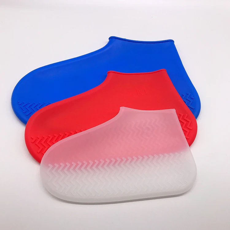 Factory Price Wholesale High Quality Reusable Outdoor Waterproof Silicon Rubber Rain Overshoes Silicone Shoe Cover With Logo