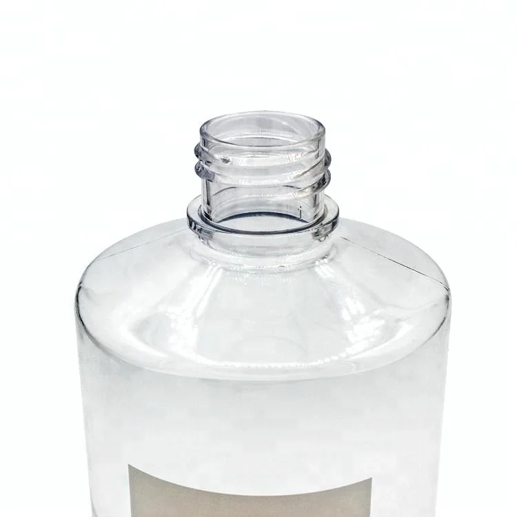 High Quality Elegant Empty Transparent pet Liquid Soap Bottle