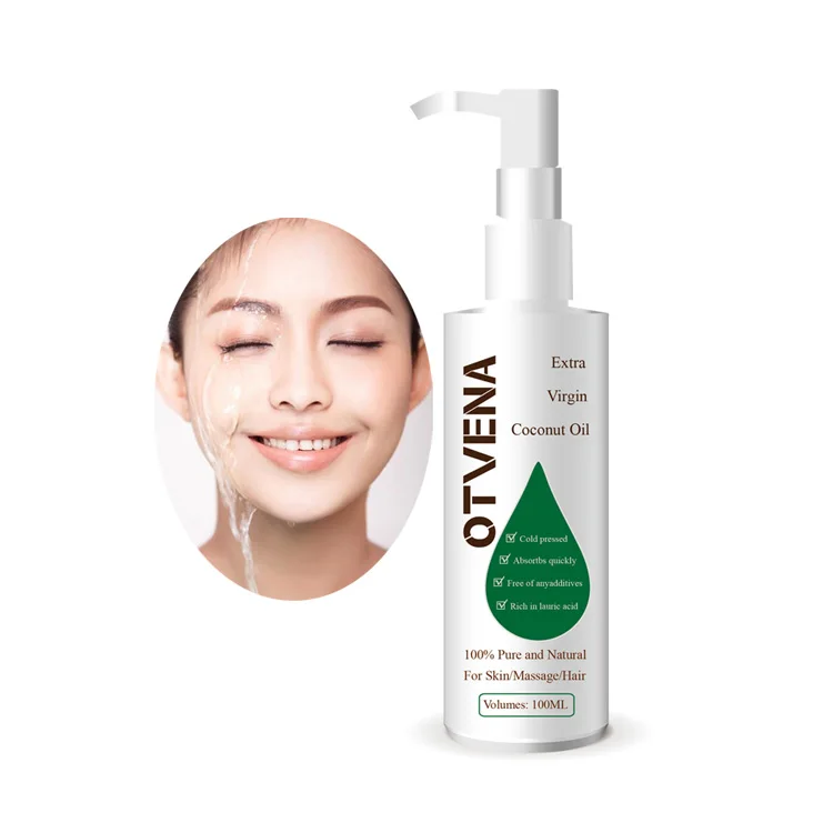 Customize bottle Pure Virgin Coconut Oil Perfect Body Massage Oil