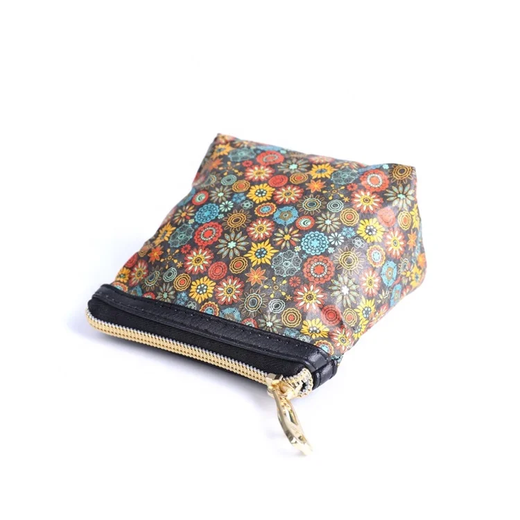 
Custom Recyclable paper card holder 1070d Tyvek Paper zipper Wallet case with coin pocket 