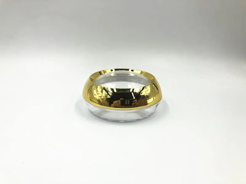 10g 20g 30g 50g round open window plastic gold pill case Medicine pill box