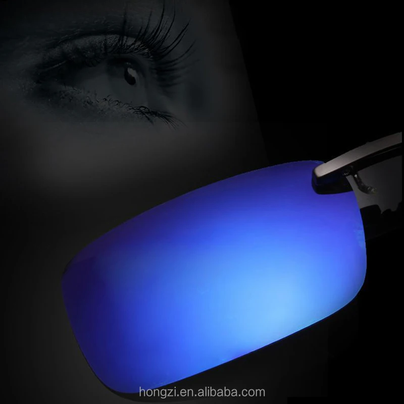 hot sale Polarized Clip On Sunglasses Men Driving Night Vision Lens Sun Glasses Male Anti-UVA UVB For Women & Man