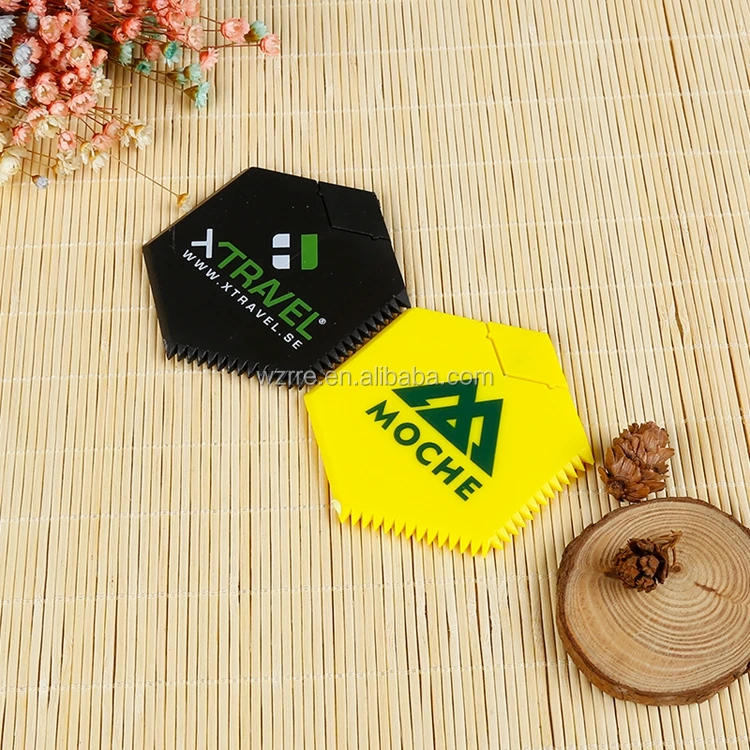 ABS Custom Printed Plastic Wax Comb for Surfboard