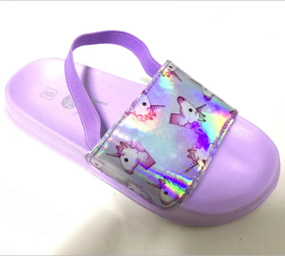 
2019 kids latest PU upper and eva sole slider slipper 