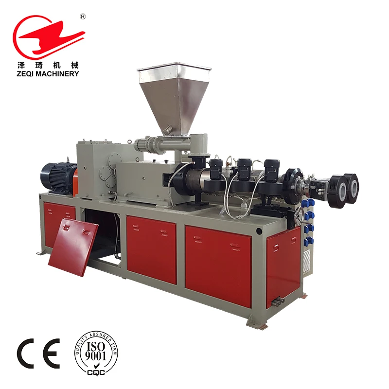 conical extruder for PVC tube pvc pipe extruder machine plastic extruders for sale