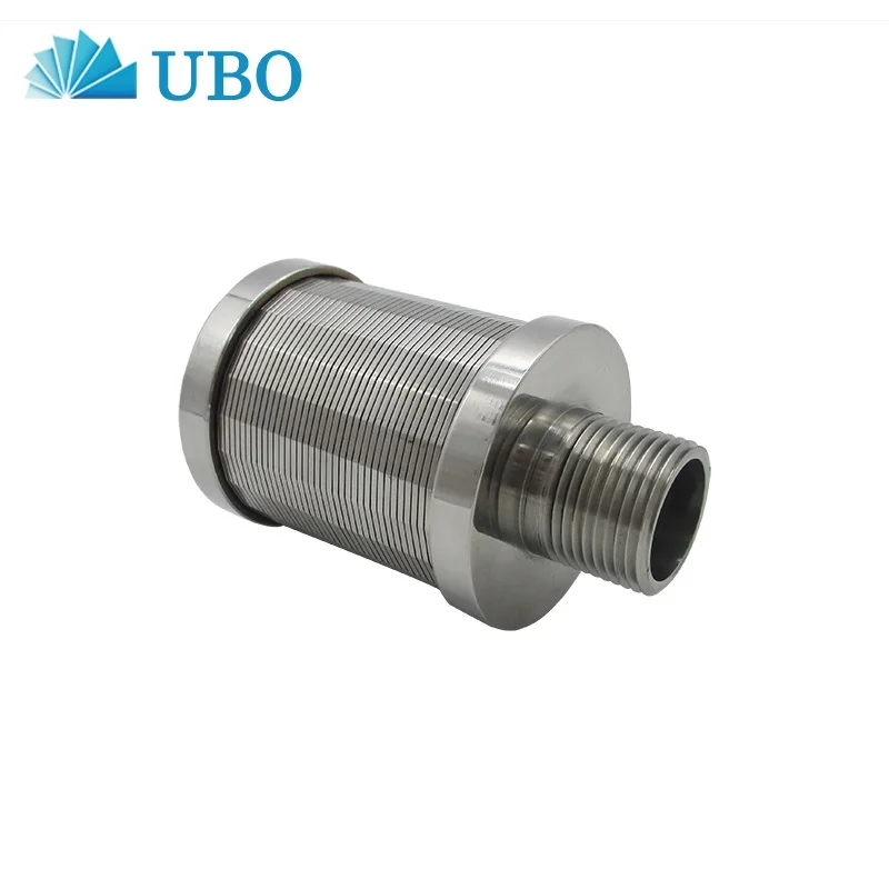 High Quality SS Water And Gas Filter Johnson Slotted Strainer Nozzle Screen