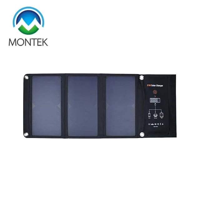
High Efficiency 21W Sunpower Folding Solar Panel for mobile phone 