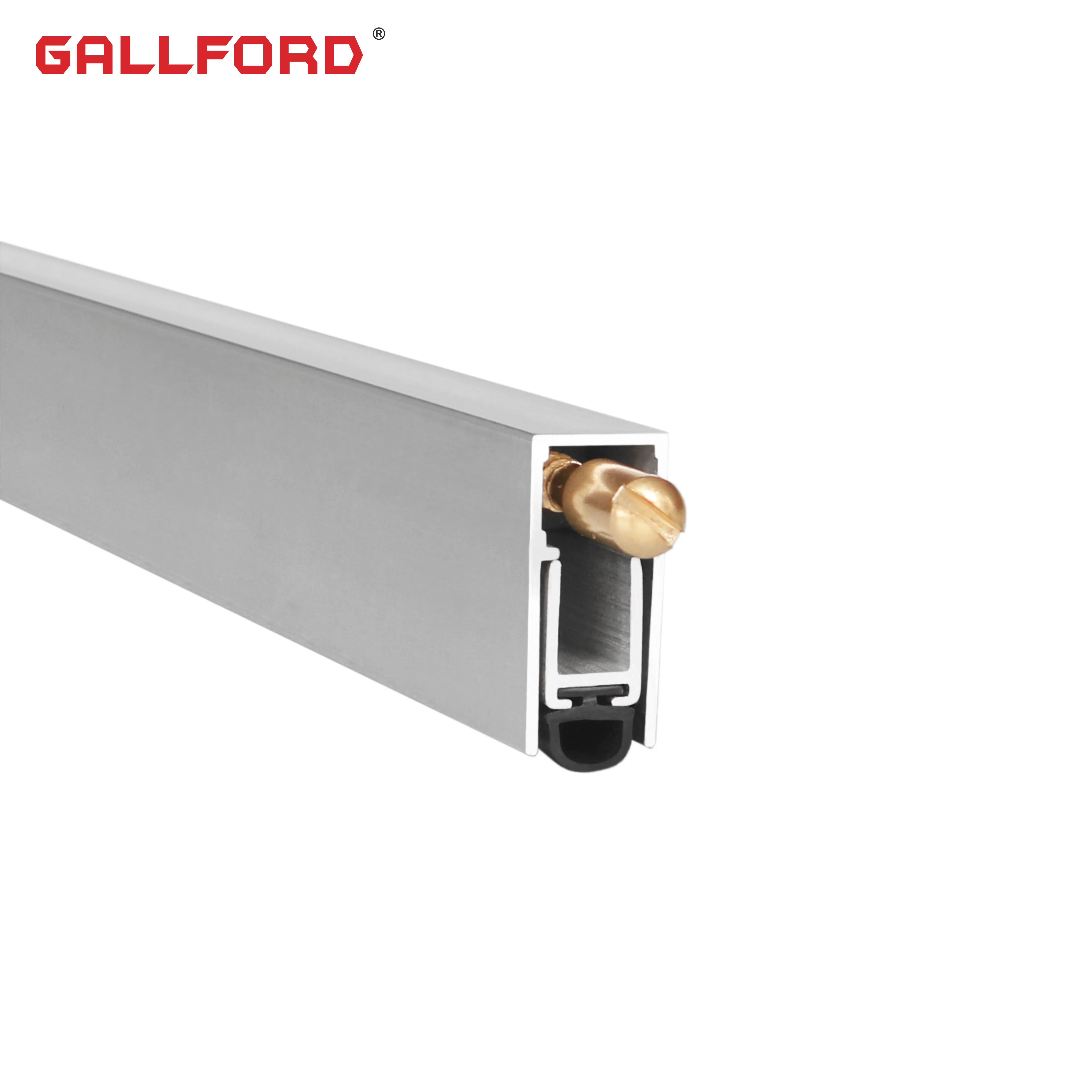 GF-B08/610mm aluminium c door bottom seal door drop down seal