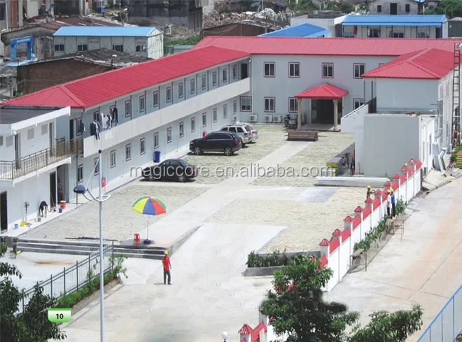 Prefabricated Modular Low Cost Prefab House design for labor camp