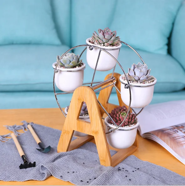 Creative Ferris Wheel Flower Pot