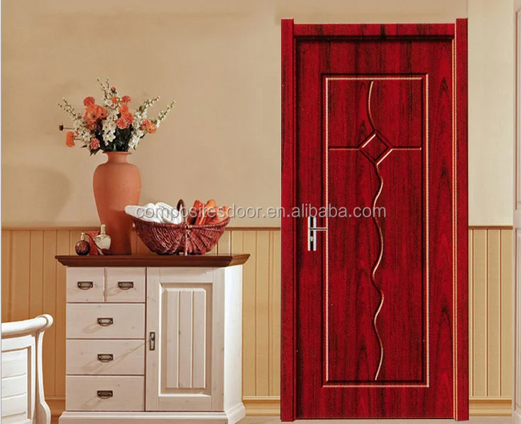 Manufacturer china premium PVC Fiber glass door Wood grain with indian house main gate designs