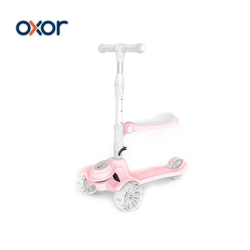Aluminum Alloy 3 Wheel  New Style Children Scooter with Seat   3 in 1 Scooter