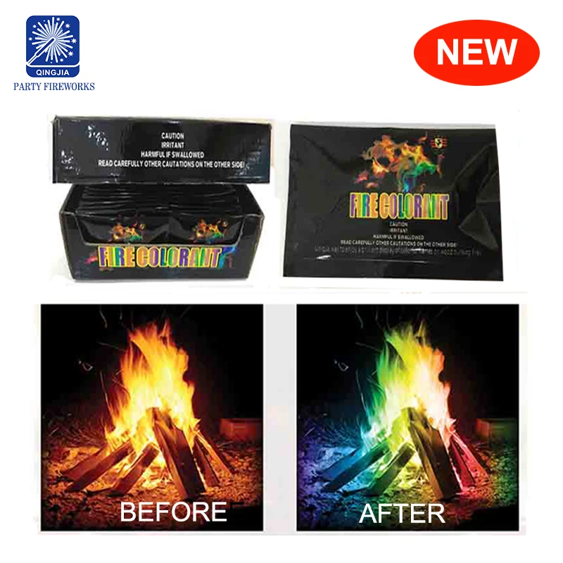 Магия пламени Colorant длительный костра пламя дерево горящий Блестящий мистический цвет огонь