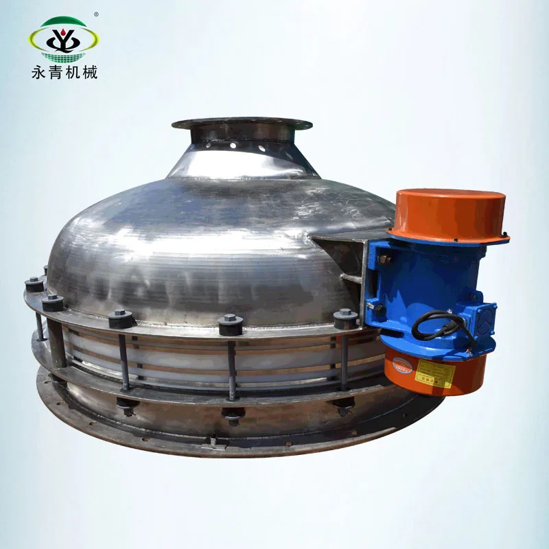 Vibrating hopper feeder activator for Live Bottom Bins, Shaker Bins, Vibrating Silo Bottoms