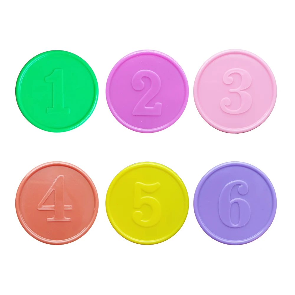 Wholesale colored drink Tokens Embossed Plastic Tokens