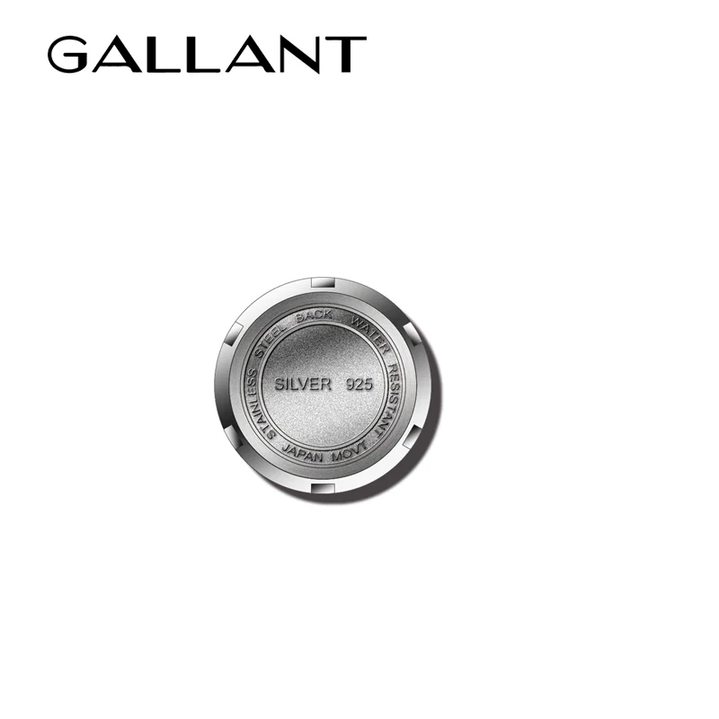 Japan movt stainless steel back mini clock insert