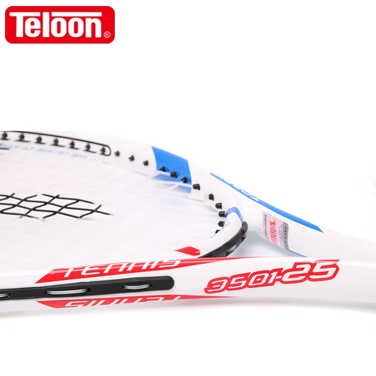 kids/children tennis racket OEM brand Teloon carbon aluminum alloy one piece 25 inch