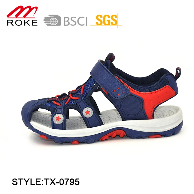 Closed Toe Children Athletic Beach Shoes Sports Sandals For Little Kid