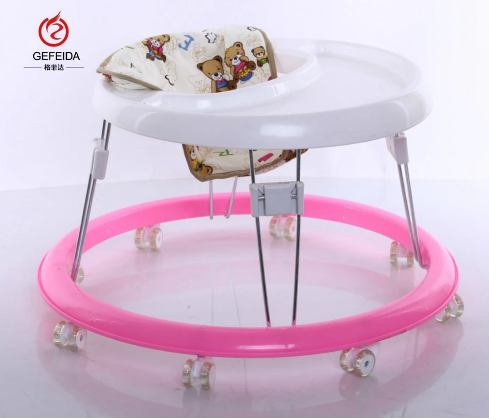 GFD Stainless Steel Frame Material Round Baby Walker New Model 2017